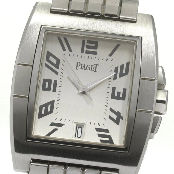 PIAGET Upstream 27050 Date Silver Dial Automatic Men's Watch - Picture 1 of 6